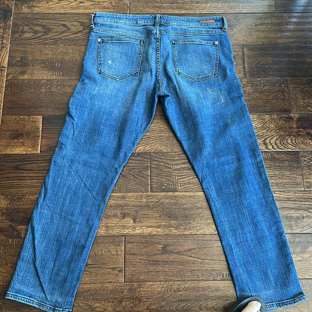 Pilcro and letterpress jeans , slim boyfriend 31